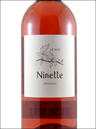 фото Le Roc Ninette Rose Fronton AOC Ле Рок Нинет Розе Фронтон Франция вино розовое