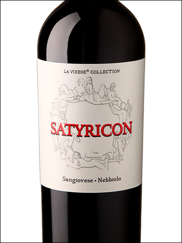фото La Vierge Satyricon Sangiovese Ла Вьерж Сатирикон Санджовезе ЮАР вино красное