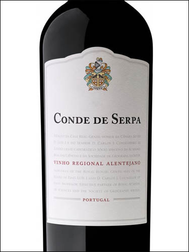 фото Conde de Serpa Tinto Vinho Regional Alentejano Конде де Серпа Тинту ВР Алентежану Португалия вино красное