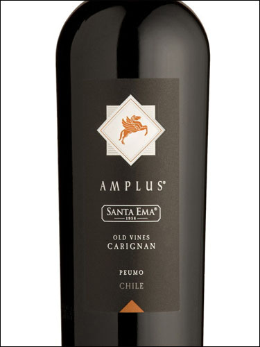 фото Santa Ema Amplus Carignan Peumo Санта Эма Амплус Кариньян Пеумо  Чили вино красное