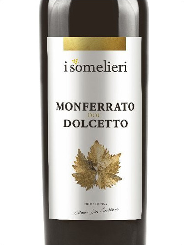 фото I Somelieri Monferrato Dolcetto DOC И Сомельери Монферрато Дольчетто Италия вино красное