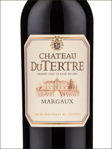 фото Chateau du Tertre 5-eme Grand Cru Classe Margaux AOC Шато дю Тертр Марго Франция вино красное