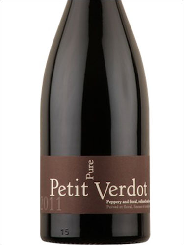фото Pure Petit Verdot Vin de France Пюр Пти Вердо Франция вино красное