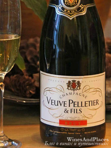 фото Champagne Veuve Pelletier & Fils Brut Шампанское Вёв Пеллетье & Филс Брют Франция вино белое