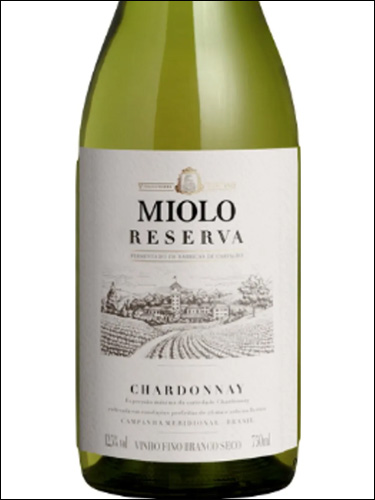 фото Miolo Reserva Chardonnay Миоло Резерва Шардоне Бразилия вино белое