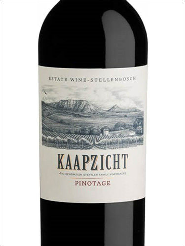 фото Kaapzicht Pinotage Stellenbosch Каапзихт Пинотаж Стелленбош ЮАР вино красное