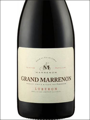 фото Grand Marrenon Rouge Luberon AOC Гранд Марренон Руж Люберон Франция вино красное