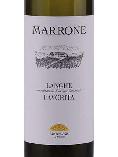 фото Marrone Langhe Favorita DOC Марроне Ланге Фаворита Италия вино белое
