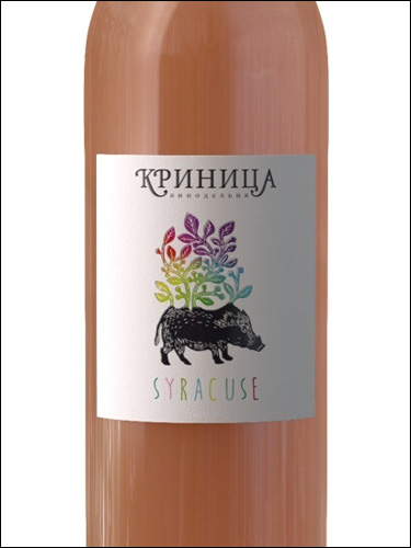 фото Krinitsa Winery Syracuse Винодельня Криница Сиракюз Россия вино розовое