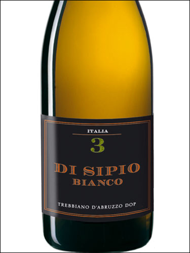 фото di Sipio Binaco 3 Trebbiano d’ Abruzzo DOP ди Сипио Бьянко 3 Треббьяно д’ Абруццо Италия вино белое