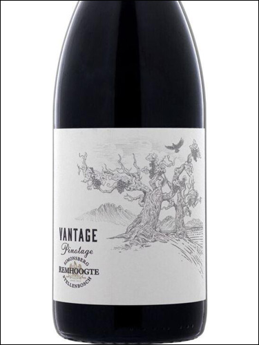 фото Remhoogte Vantage Pinotage Ремхугт Вантедж Пинотаж ЮАР вино красное