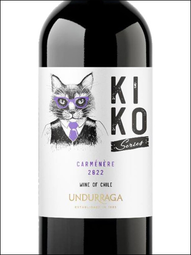 фото Undurraga Kiko Series Carmenere Ундуррага Кико Сериес Карменер Чили вино красное