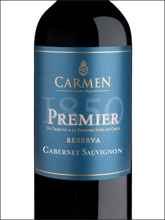 фото Carmen Premier 1850 Reserva Cabernet Sauvignon Кармен Премьер 1850 Резерва Каберне Совиньон Чили вино красное