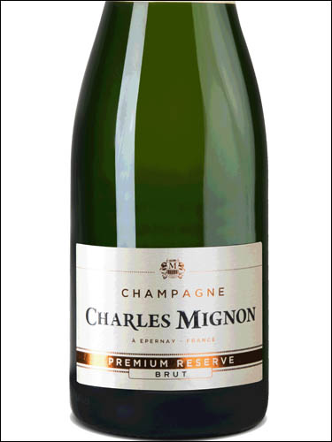 фото Champagne Charles Mignon Premium Reserve Brut Шампань Шарль Миньон Премиум Резерв Брют Франция вино белое
