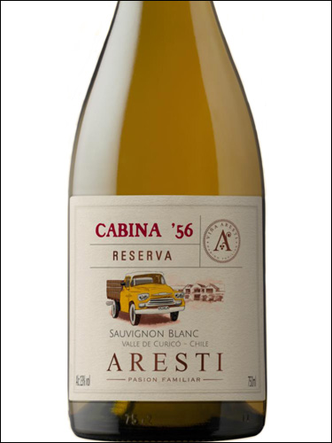 фото Aresti Cabina 56 Reserva Sauvignon Blanc Арести Кабина 56 Резерва Совиньон Блан Чили вино белое