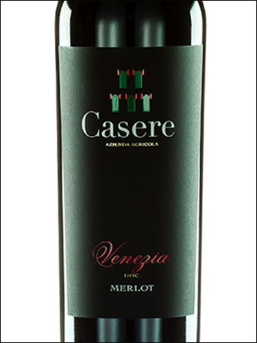 фото Casere Merlot Venezia DOC Казере Мерло Венеция Италия вино красное