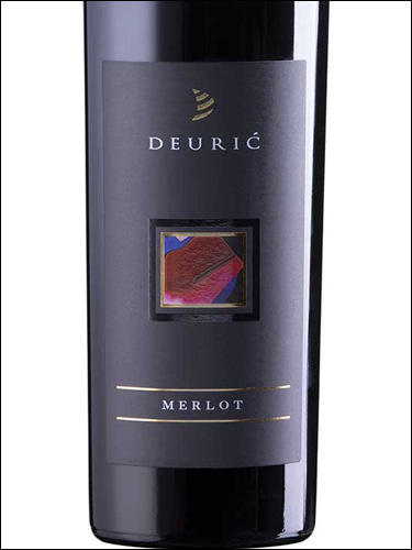 фото Deuric Merlot Деурич Мерло Сербия вино красное