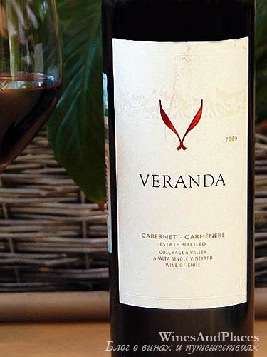фото Veranda Cabernet-Carmenere Веранда Каберне-Карминер Чили вино красное