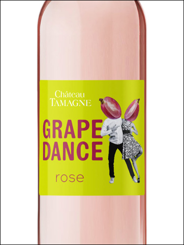 фото Chateau Tamagne Grape Dance Rose Semi-dry Шато Тамань Грейп Дэнс розовое полусухое Россия вино розовое