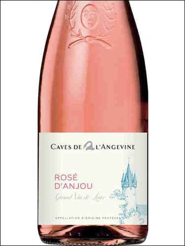фото Caves de L'Angevine Rose d'Anjou AOC Кав де Л'Анжевин Розе д'Анжу Франция вино розовое