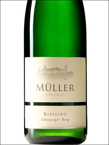 фото Muller Riesling Gottweiger Berg Мюллер Рислинг Готтвайгер Берг Австрия вино белое