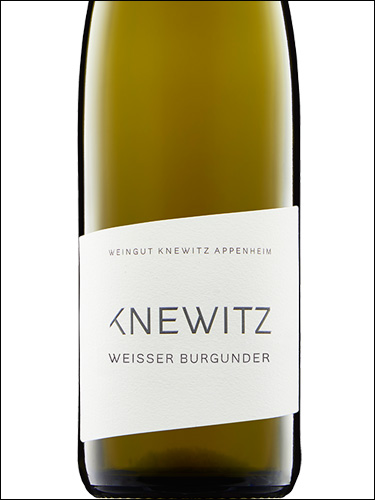 фото Knewitz Weisser Burgunder Кневиц Вайссер Бургундер Германия вино белое