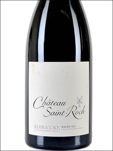 фото Chateau Saint Roch Kerbuccio Maury AOC Шато Сен-Рок Кербюксьо Мори Франция вино красное