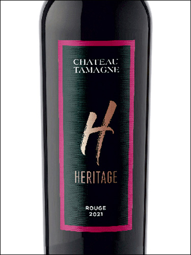 фото Chateau Tamagne Heritage Rouge Шато Тамань Эритаж Руж Россия вино красное