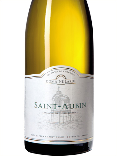 фото Domaine Larue Saint-Aubin AOC Домен Лару Сент-Обен Франция вино белое
