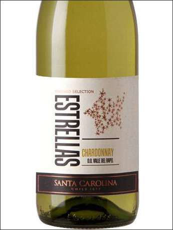 фото Santa Carolina Estrellas Chardonnay Санта Каролина Эстреллас Шардоне Чили вино белое