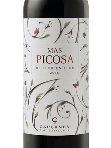 фото вино Capcanes Mas Picosa De Flor en Flor Montsant DO 