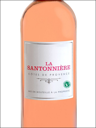 фото La Santonniere Rose Cotes de Provence AOC Ла Сантоньер Розе Кот де Прованс Франция вино розовое