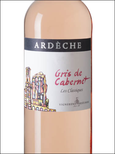фото Vignerons Ardechois  Les Classique Gris d'Cabernet Виньерон Ардешуа Ле Классик Гри д'Каберне Франция вино розовое