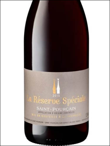 фото La Reserve Speciale Rouge Sainte-Pourcain AOC ля Резерв Спесьяль Руж Сен-Пурсен Франция вино красное