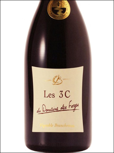 фото Domaine des Forges Les 3 C Anjou Villages AOC Домен де Форж Ле 3 С Анжу Вилляж Франция вино красное