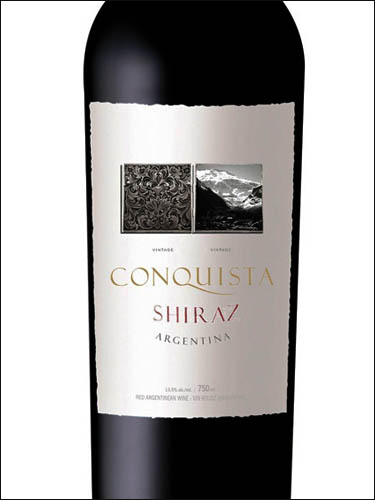 фото Conquista Syrah Mendoza Конкиста Сира Мендоса Аргентина вино красное