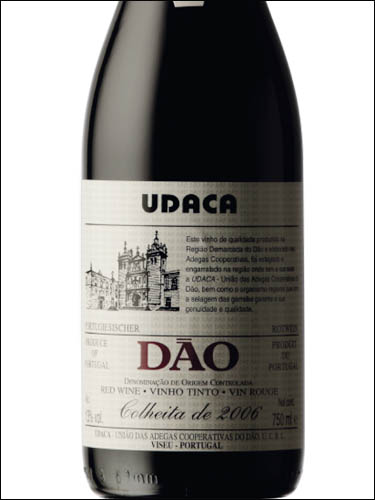 фото Udaca Colheita Tinto Dao DOC Удака Колейта Тинто Дан Португалия вино красное