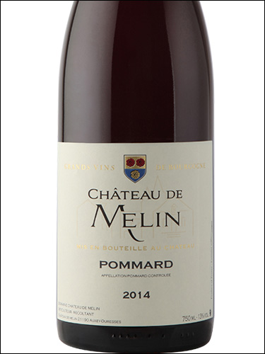 фото Chateau de Melin Pommard AOC Шато де Мелен Поммар Франция вино красное