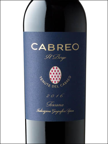 фото Cabreo Il Borgo Rosso Toscana IGT Кабрео иль Борго Россо Тоскана Италия вино красное