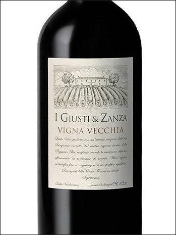 фото I Giusti & Zanza Vigna Vecchia Toscana Rosso IGT И Джусти и Цанца Винья Веккья Тоскана Россо Италия вино красное