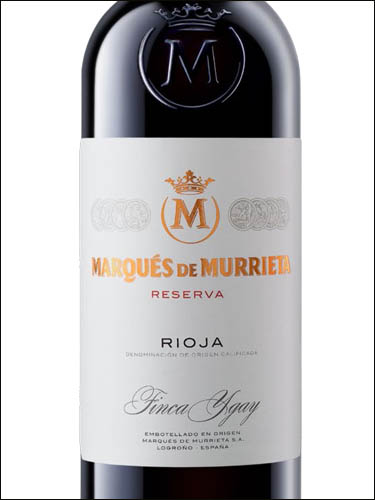 фото вино Marques de Murrieta Reserva Rioja DOCa 
