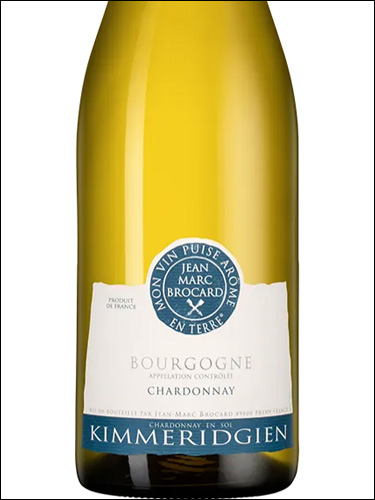 фото Jean-Marc Brocard (Domaine Sainte-Claire) Kimmeridgien Bourgogne Chardonnay AOC Жан-Марк Брокар (Домен Сент-Клер) Киммериджиан Бургонь Шардоне Франция вино белое