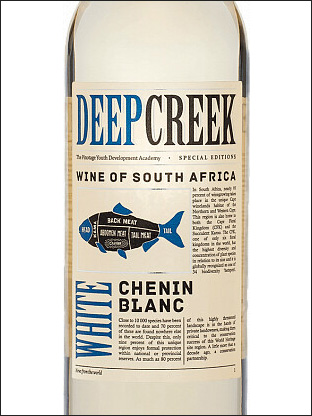фото Deep Creek Chenin Blanc Дип Крик Шенен Блан ЮАР вино белое