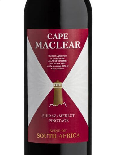 фото Cape Maclear red Кейп Маклер красное ЮАР вино красное