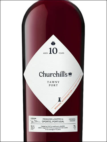 фото Churchill’s Tawny Port 10 Years Old Черчилль’с Тони Порт 10-летний Португалия вино красное