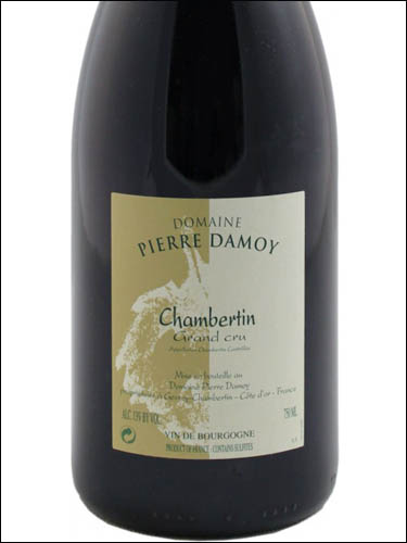 фото Domaine Pierre Damoy Chambertin Grand Cru AOC Домен Пьер Дамуа Шамбертен Гран Крю Франция вино красное