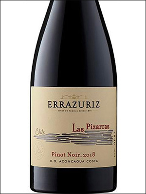 фото Errazuriz Las Pizarras Pinot Noir Эррасурис Лас Писаррас Пино Нуар Чили вино красное