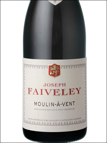 фото Domaine Faiveley Moulin-a-Vent AOC Домен Февле Мулен-а-Ван Франция вино красное