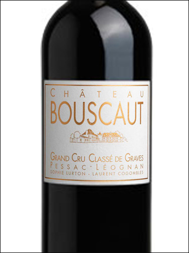 фото Chateau Bouscaut Rouge Grand Cru Classe de Graves Pessac-Leognan AOC Шато Буско Руж Пессак-Леоньян Франция вино красное