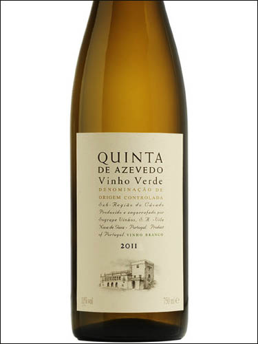 фото Quinta de Azevedo Vinho Verde DOC Квинта де Азеведо Винью Верде ДОК Португалия вино белое